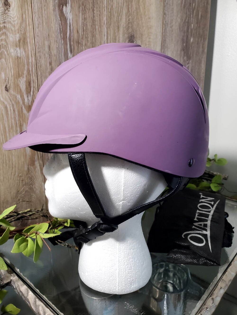 Ovation Purple Lavender Childrens Riding Deluxe Schooler Helmet Size XS/S 48-52" - Picture 5 of 14